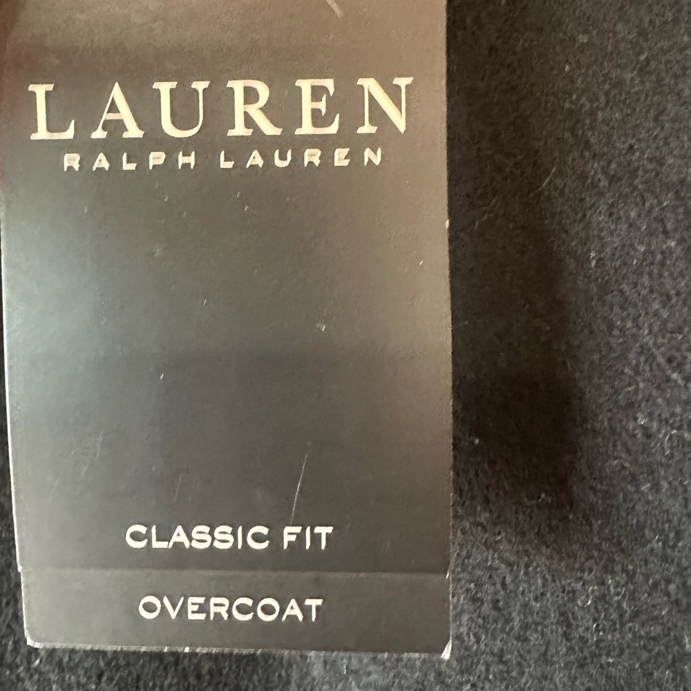 Lauren Ralph Lauren Luther Luxury Blend Overcoat 36S NWT Black Wool-Cashmere - Picture 6 of 10